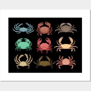 crabs collection Posters and Art